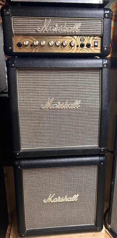 For Sale Zakk Wylde Micro Marshall Stack (MG15MSZW 2x10). Please contact me through Kijiji messaging...