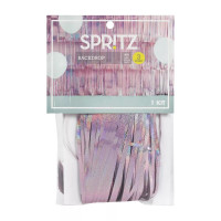 2 BRAND NEW SPR!TZ Pink Holographic 3 Tier Fringe Backdrop Kits
