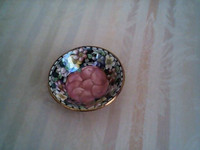 Antique Maling small bowl (4.25") - "Clematis" pattern H 1057