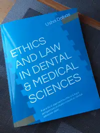 DENTAL & MEDICAL LAW & ETHICS- Canadian Healthcare- book