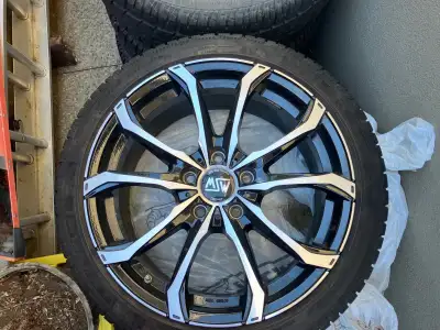 Michelin Pilot Alpin PA4 Tires Limited Use, Like New 225/40R18 Mounted on 18inch Rims Bolt Pattern 5...