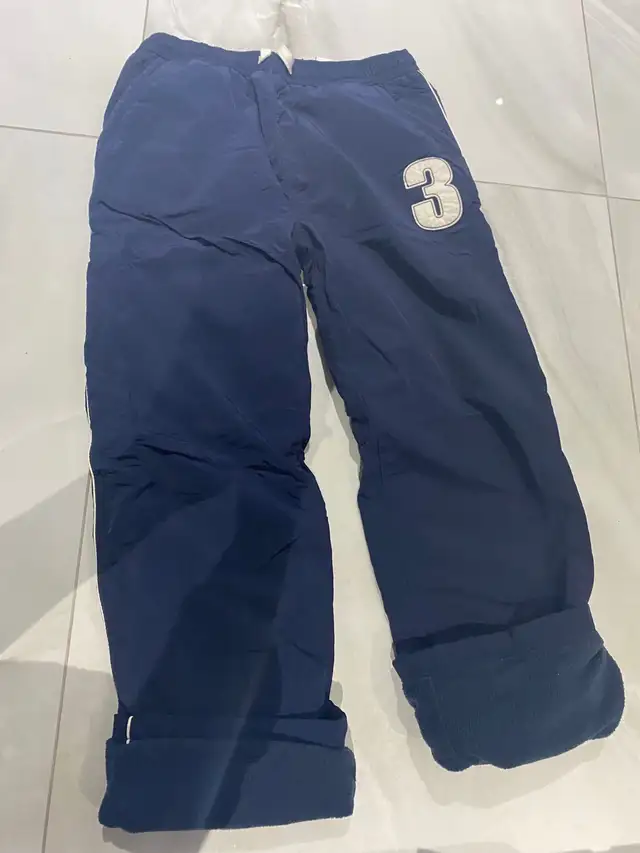 2 X sz 14 Boys snow pants with fleece inside  in Kids & Youth in Edmonton - Image 3