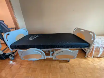 Amico Apollo Medical Adjustable Bed with Mattress included, View more