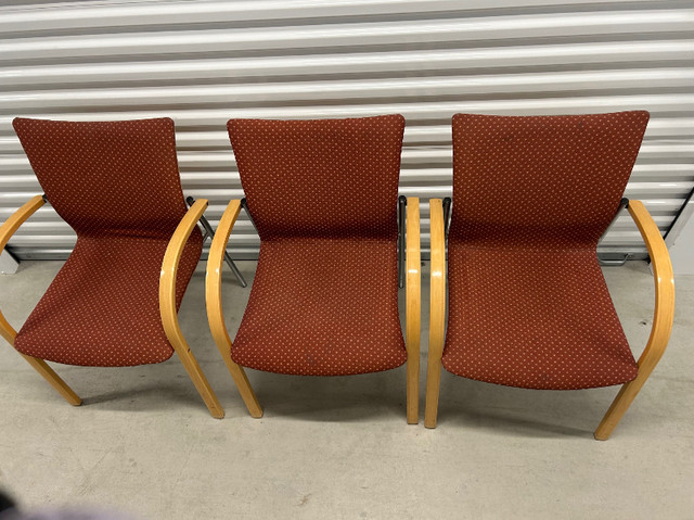 Krug  "Bali"  stacking chairs ( 60 Available)  - Maple Arms/Back in Chairs & Recliners in City of Toronto - Image 3
