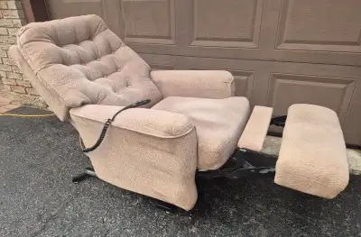 LIFT CHAIR.   Works Great.   Stands You Up and Reclines You Back, View more