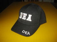 New, ('D E A")... Drug Enforcement Agency HAT