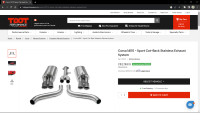Corsa 14115 - Sport Cat-Back Stainless Exhaust System
