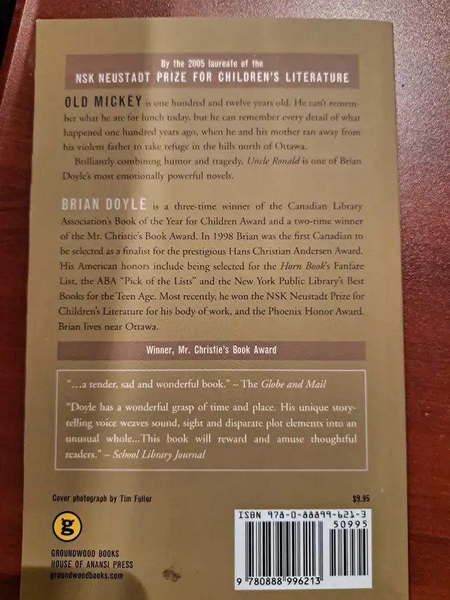 Uncle Ronald book by Brian Doyle in Fiction in London - Image 3