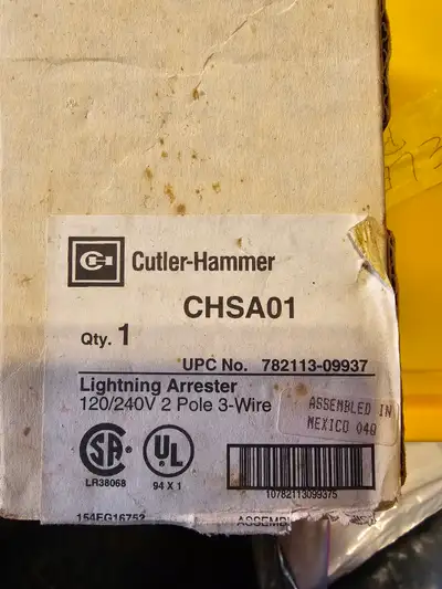 Cutler-Hammer Lightning Arrester, View more