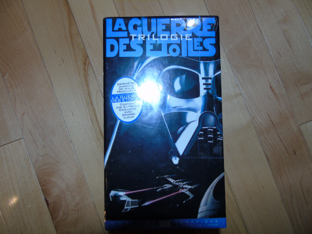 VHS scellé (neuf) Trilogie Star Wars Français version original dans CD, DVD et Blu-ray  à Ville de Montréal