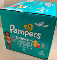 Pampers  Baby-Dry #5  78’s diapers
