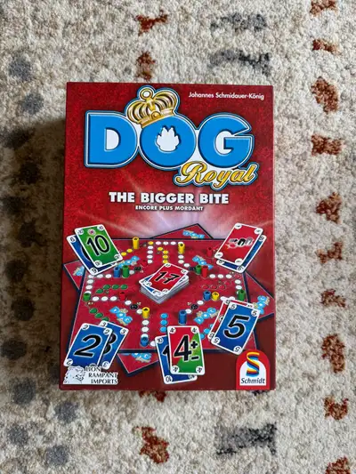Dog Royal the board game for sale. No missing pieces. Pet free smoke free home. Cash only, asking $1...