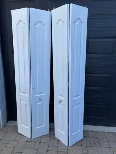 Kit de portes pliantes 2x 24 pouces style colonial, View more