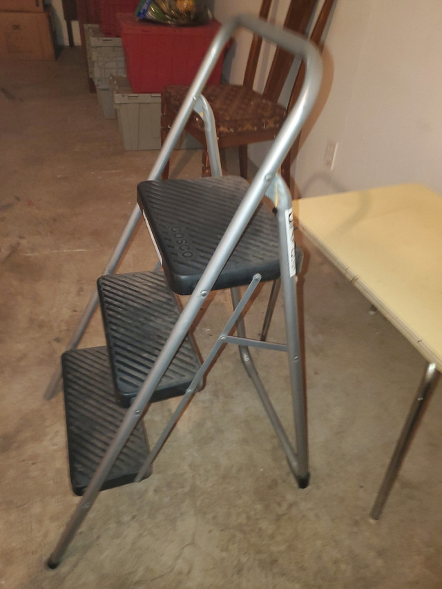 Costco folding 3 step ladder (pending pick up) Ladders & Scaffolding