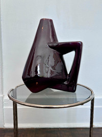 Unique sculptural ceramic vase