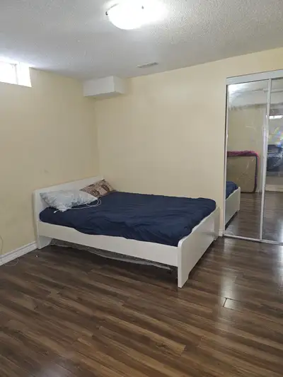 Room for rent in sharing in two bedroom basement near bovaird and chinguacousy rd. One parking avail...