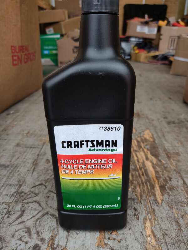 Craftsman 4-Cycle Engine Oil 4-Cycle Lawn Mower Oil 20oz in Lawnmowers & Leaf Blowers in City of Toronto - Image 2