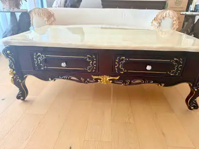 This large piece cost over $3000 with solid stone top 4 soft close drawers. It no longer fits in my...
