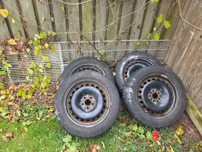 Selling a good condition set of Toyo Winter Tires. Tires are about 70% tread remaining and are still...