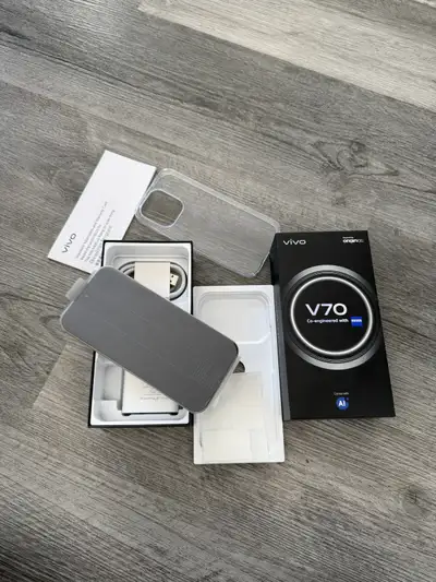 Brand-new Grey Vivo V70 12GB/512GB - Case, View more