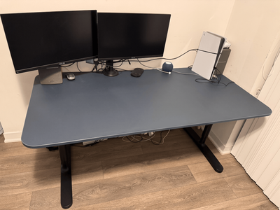 Ikea Bekant office desk Navy 63"x31.5", View more