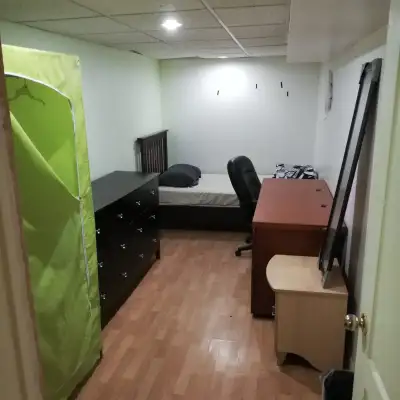 Ready for moving in a few days on July 22nd or Aug. 1st or anydate. finished private room in basemen...