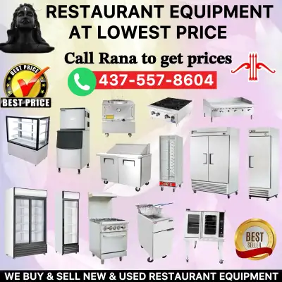 Commercial Restaurant Equipment available at lowest price Are you opening Restaurant or updating equ...