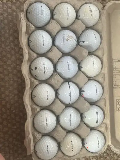 assorted Callaway golfballs (18 balls), View more