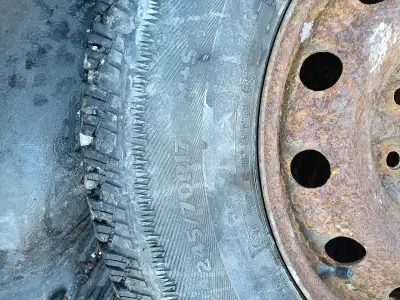 Lots of tread left on them coming off of a 2007 Ford F-150. Bought new tires so no longer needed.