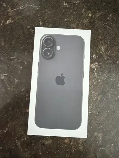 BNIB sealed iPhone 16 unlocked 128gb Black Not refurbished 800$