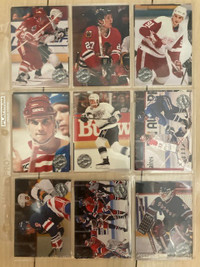 Lot of 16 1991-92 Pro Set Platinum hockey cards