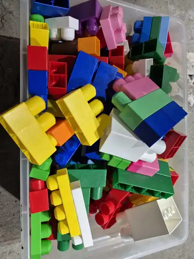 Inspire your little builder with this delightful collection of Mega Blocks! This set includes a vari...