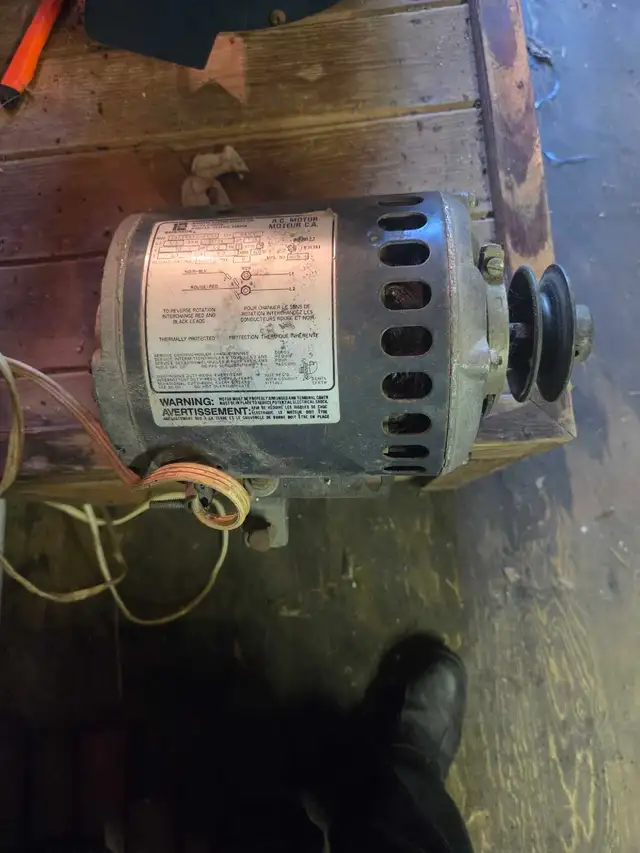 1/3 HP. electric motor