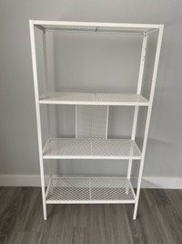 BAGGEBO Shelf unit, metal/white