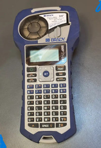 Brady BMP 21 label maker.