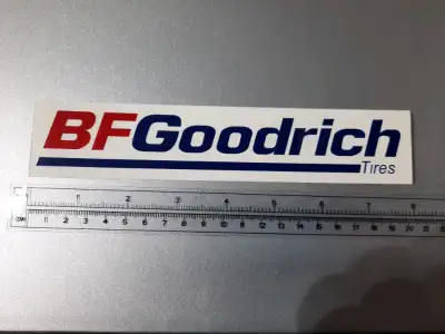 BF Goodrich , tires sticker, decal car truck tool box . 8"