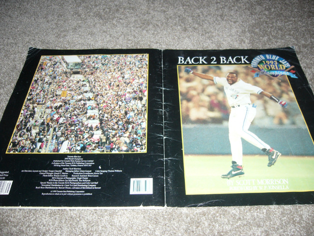 Vintage -Toronto Blue Jays 1993 World Champions-Back To Back in Magazines in Peterborough - Image 3