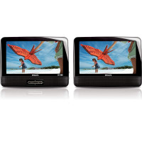 In car DVD player Philips 2 screens with headrest mounting kit