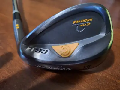 Cleveland CG14 Full Sand Wedge. Zip grooves, insert dampened., View more