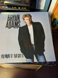 Bryan Adams - You Want It, You Got It vinyl LP record