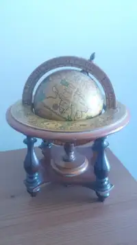 Antiqued desktop  Globe