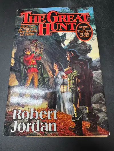 The Great Hunt by Robert Jordan - wheel of time book 2 hardcover, View more