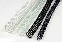 Spirales à Reliure BINDING PLASTIC COILS 10mm 12" (4:1) QTY: 25