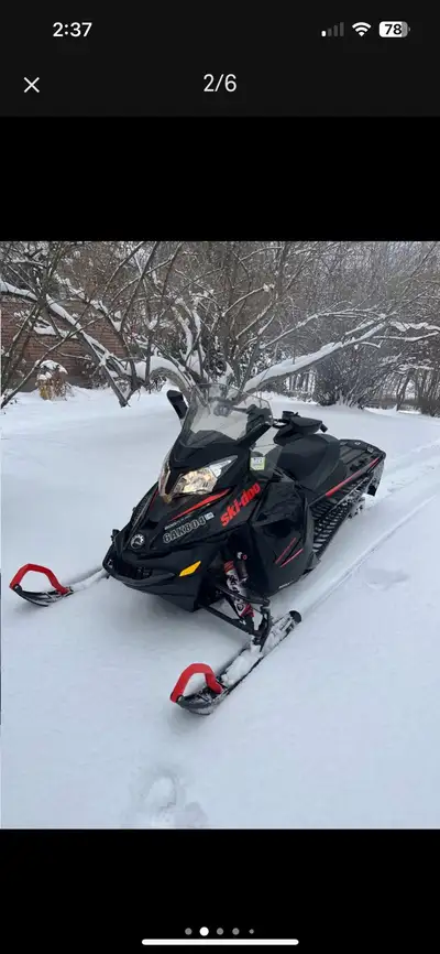 2016 skidoo renegade 800. 7420 kms. New pre studded track, sliders and all new bearings in skid. New...
