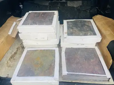 Multi Classic Slate Tiles 16”x16” (Available 105pcs), View more