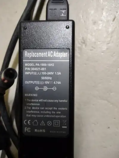 Power supply for HP ProBook 6460b Laptop, View more