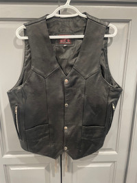 Brand new genuine leather vest size 40
