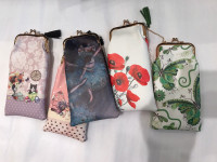 Beautiful Handmade Tapestry Reading Glasses Cases on sale.