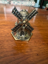Vintage Windmill Brass Bell