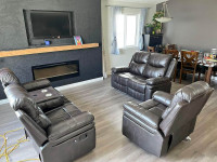 Brand new Leather Recliner Sofa 1+2+3 seater set